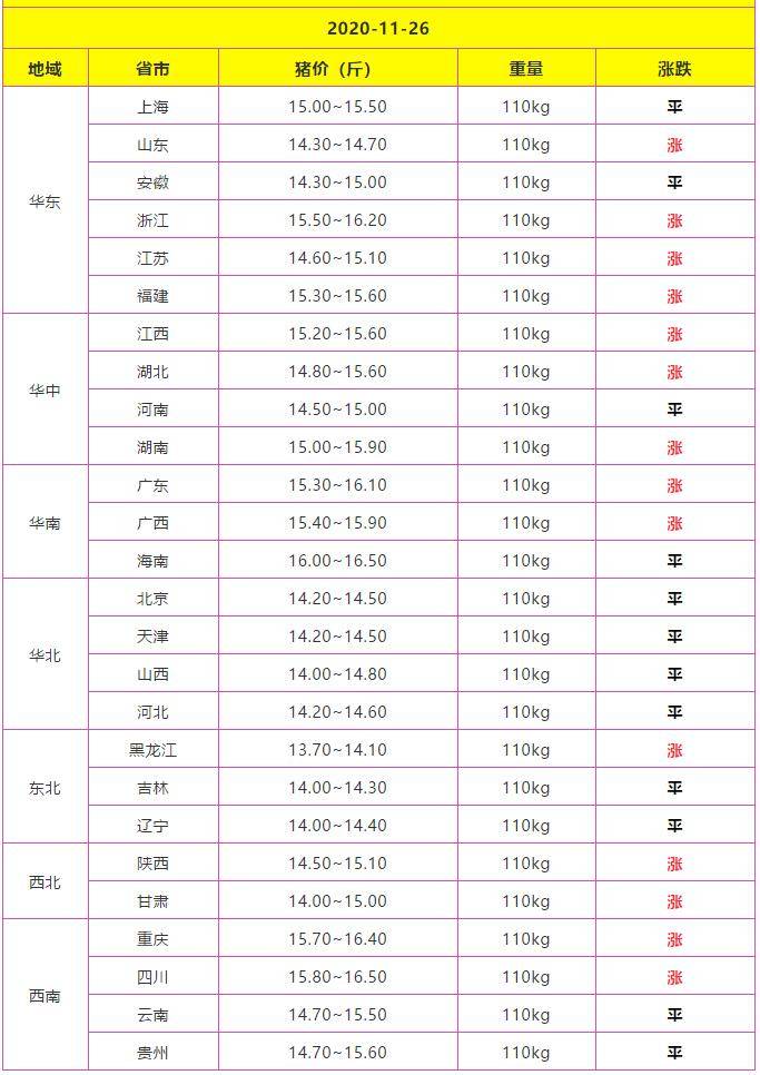 往年11月12日猪价上涨分析与最新消息速递